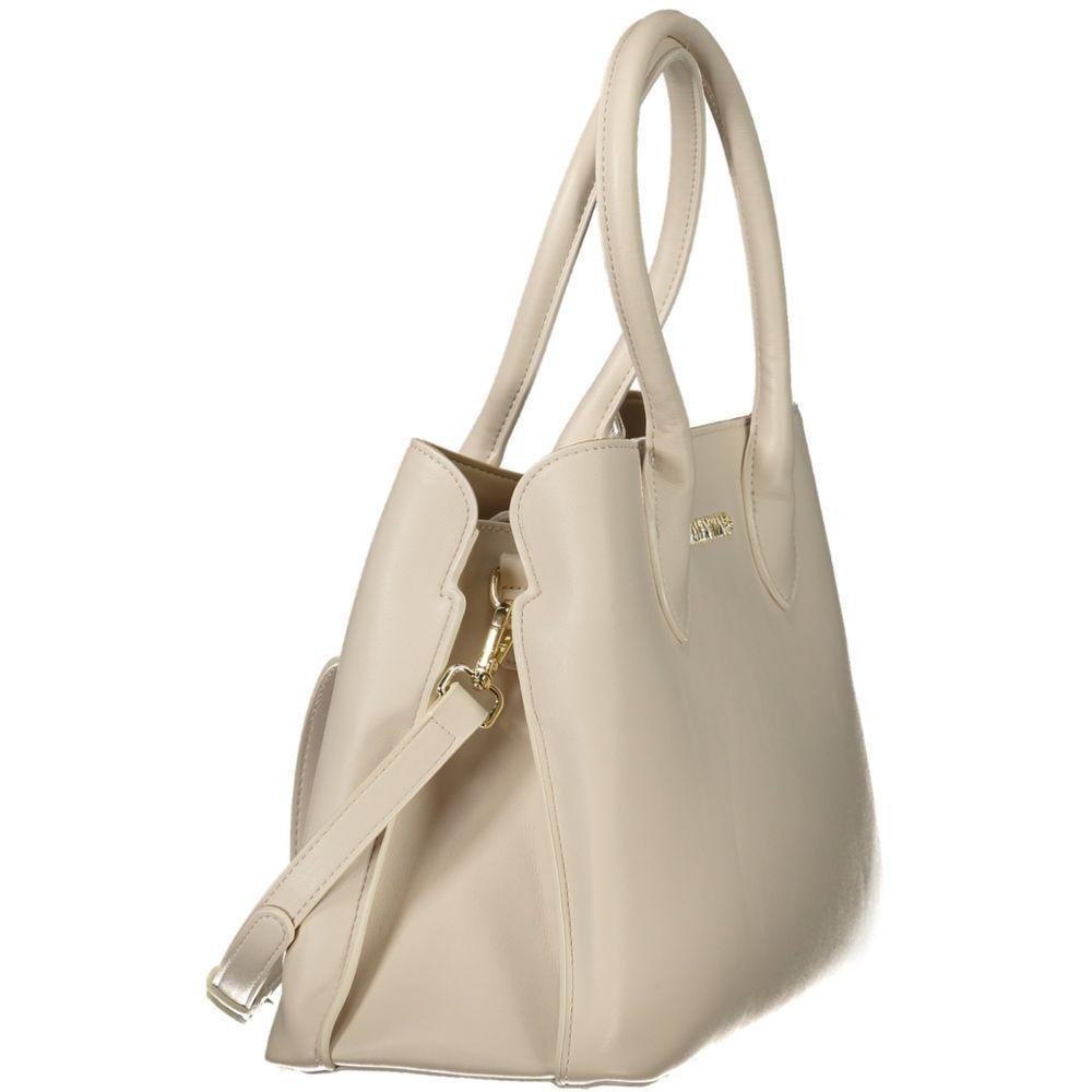 Front view with bag zipped and handles upright.