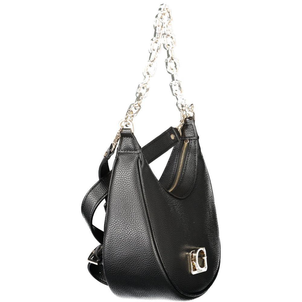 Front view with bag zipped and handles upright.