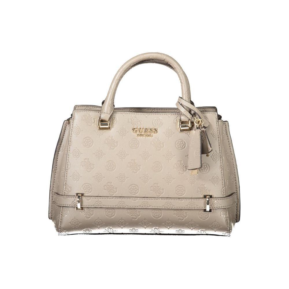 Guess Jeans Beige Polyethylene Women Handbag