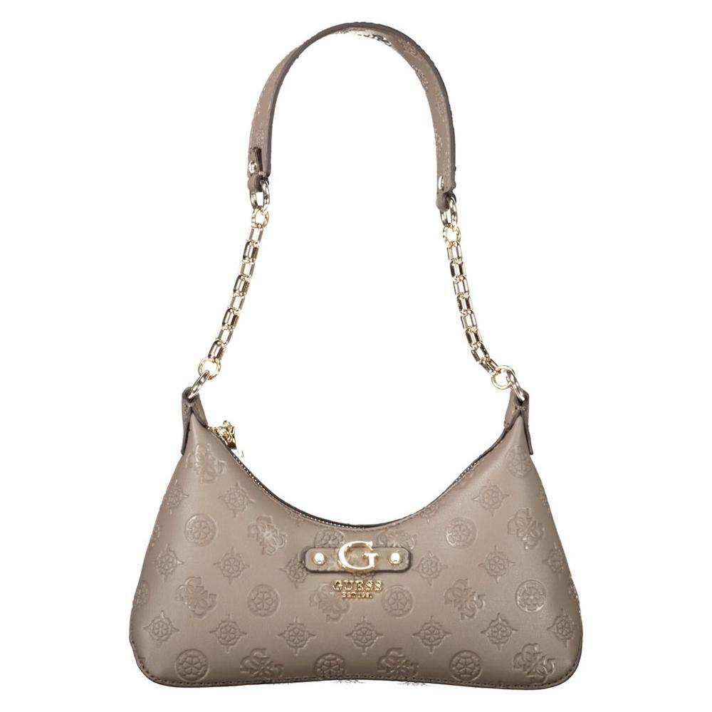 Front view with bag zipped and handles upright.