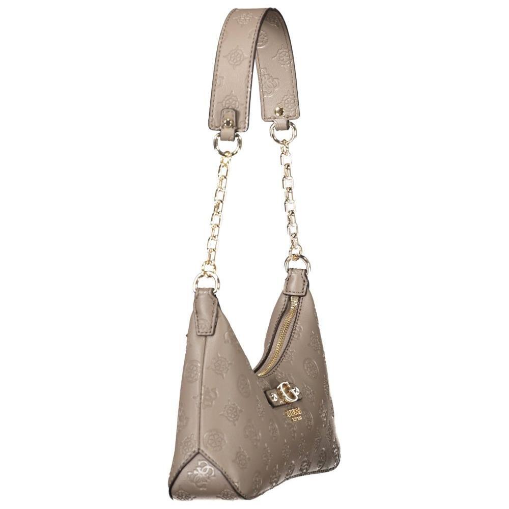Front view with bag zipped and handles upright.