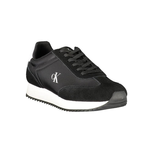 Calvin Klein Black Leather Women Sneaker