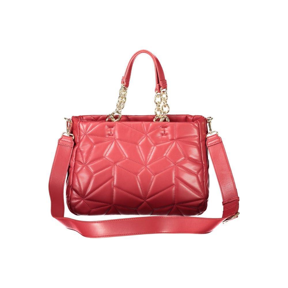 Front view with bag zipped and handles upright.