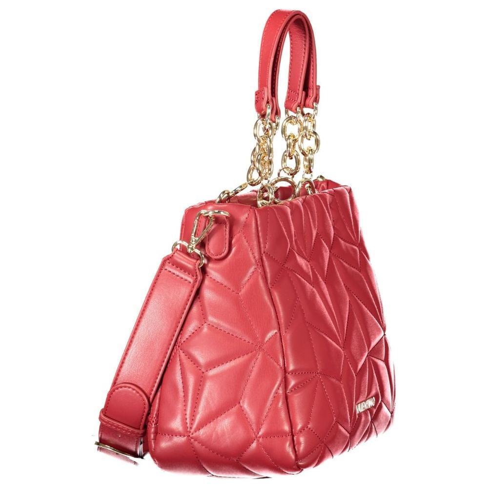 Front view with bag zipped and handles upright.