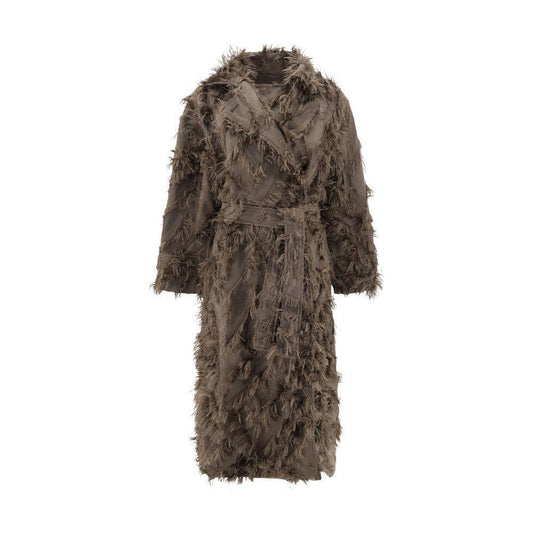 Brunello Cucinelli Coat with fur details BR-MG9319824C3629-IT40 | M