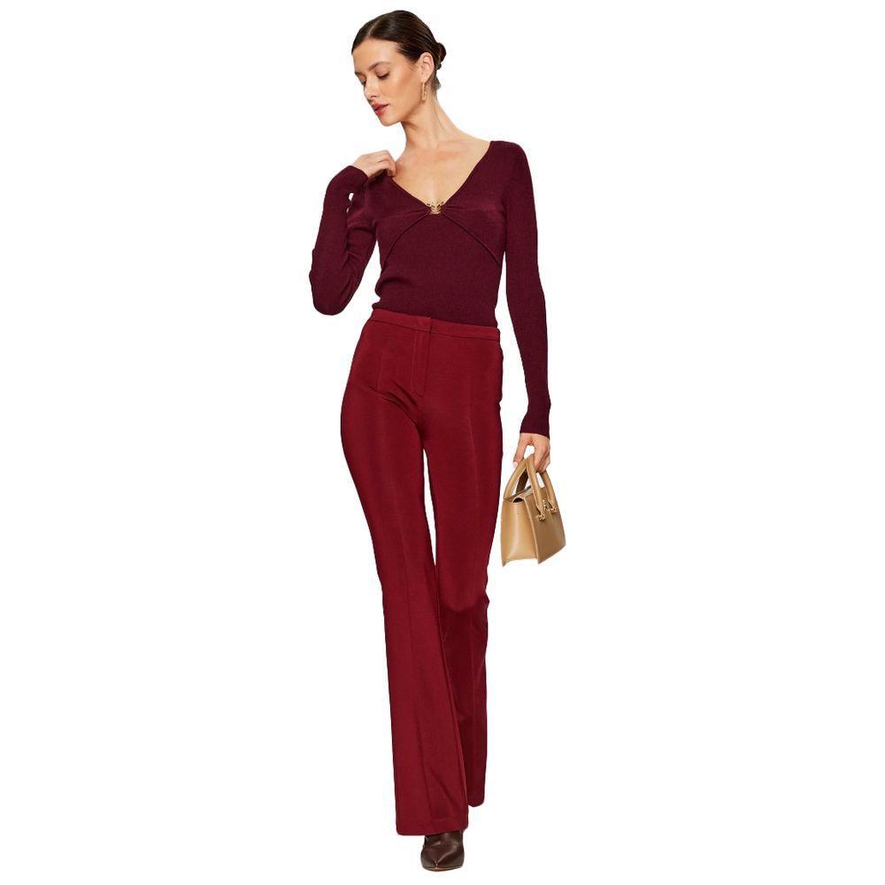 PINKO Red Viscose Jeans & Pant PI-15766-IT40|S