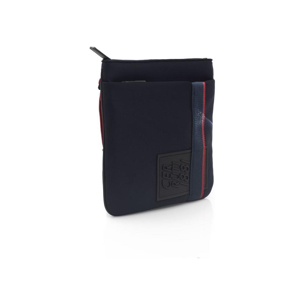 حقيبة ساعي البريد للرجال من البوليستر باللون الأزرق من شيروتي 1881