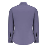 Hugo Boss Blue Cotton Men Shirt