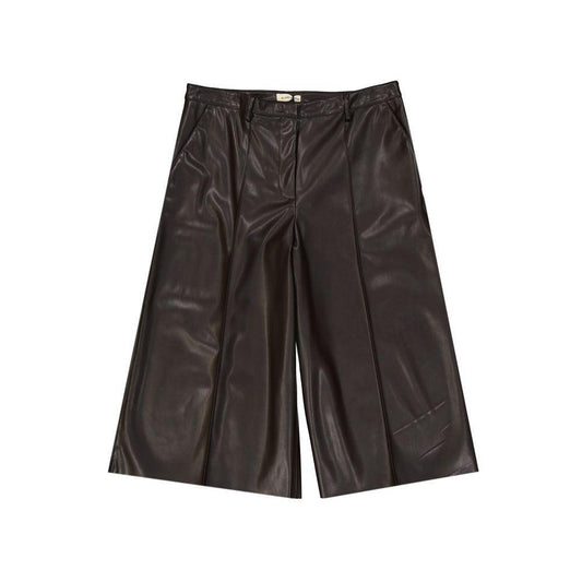 BLANCA VITA Faux Leather Shorts BL-8735246909652-IT46 | S