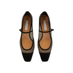 Aquazzura Mayor Crystals Mesh Pumps 35