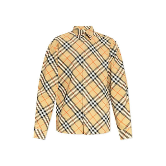 Burberry Checked Plaid Shirt