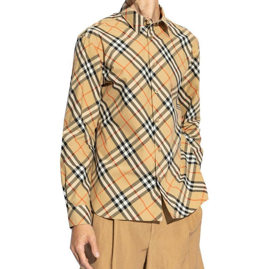 Burberry Checked Plaid Shirt