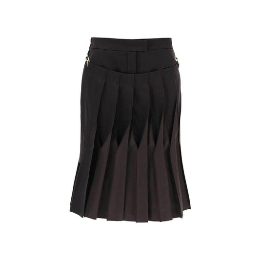Fendi Cotton And Silk Washed Skirt FE-8735470289108-40