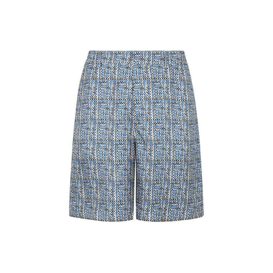 Fendi Printed Silk Shorts