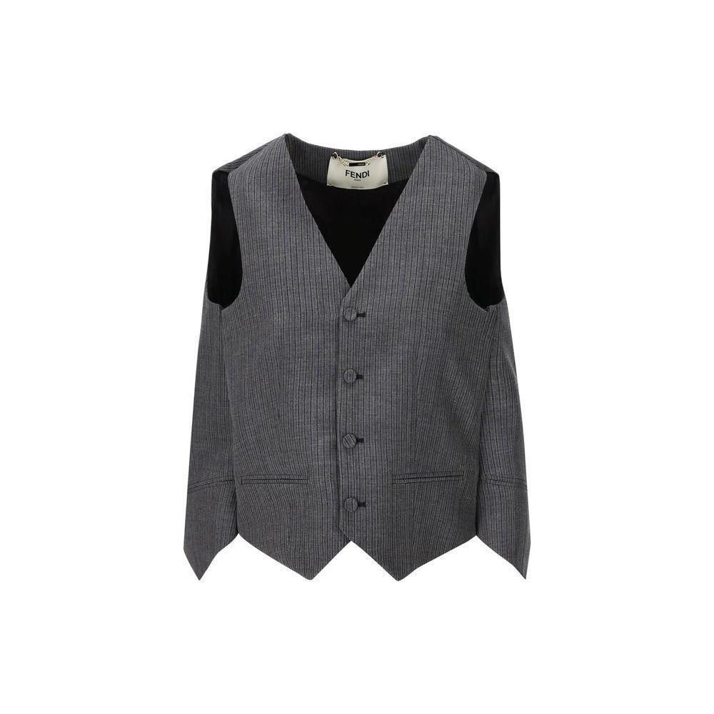 Fendi Striped Vest Top FE-8735475106004-42