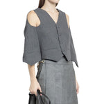 Fendi Striped Vest Top FE-8735475106004-42