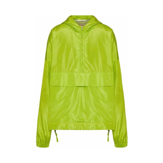 Valentino Oversized Anorak Neon Jacket
