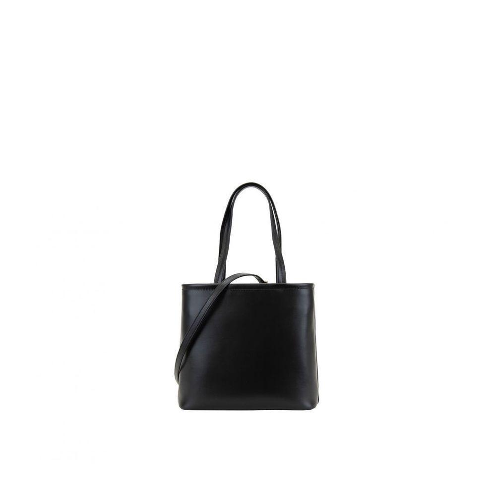 Front view with bag zipped and handles upright.