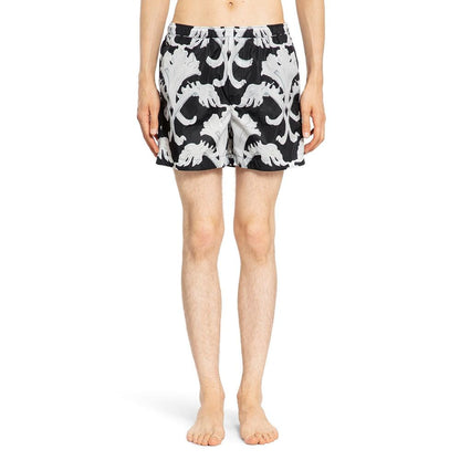 Valentino Black Polyamide Shorts