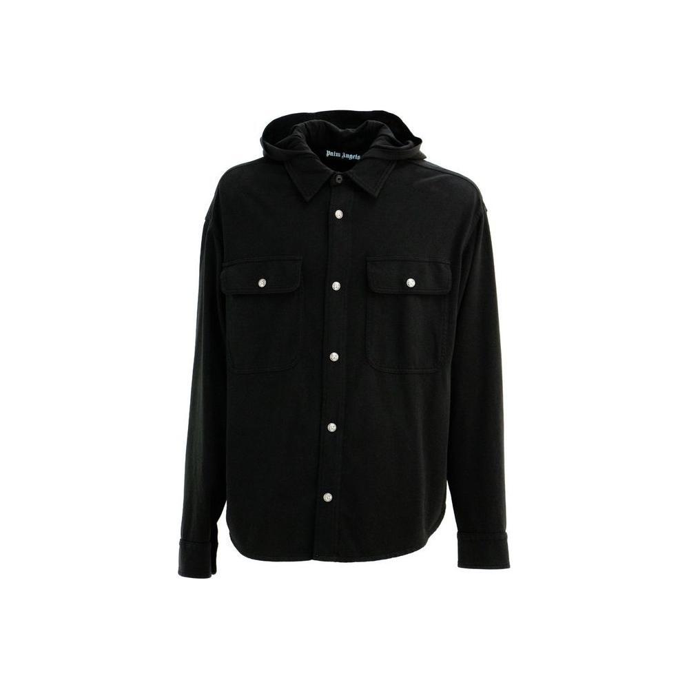 Palm Angels Classic Logo Hooded Overshirt