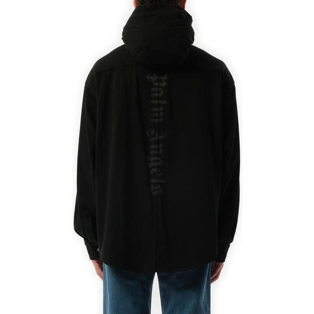 Palm Angels Classic Logo Hooded Overshirt