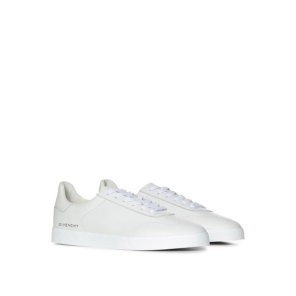 Givenchy White Calfskin Low Top Sneakers