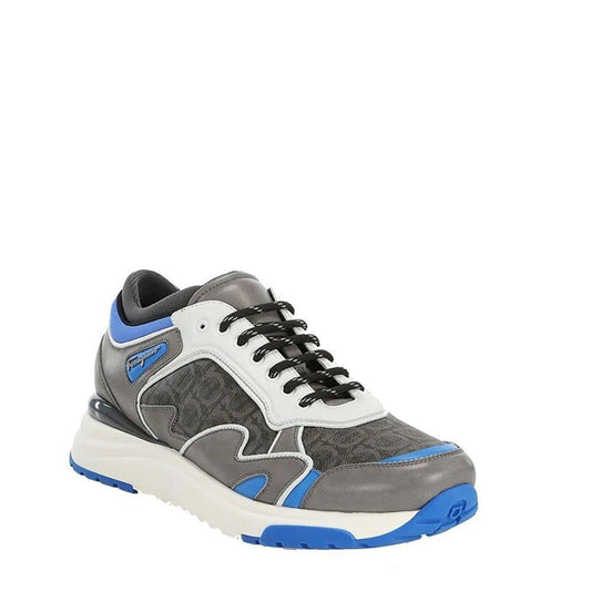 Salvatore Ferragamo Leather Logo Sneakers