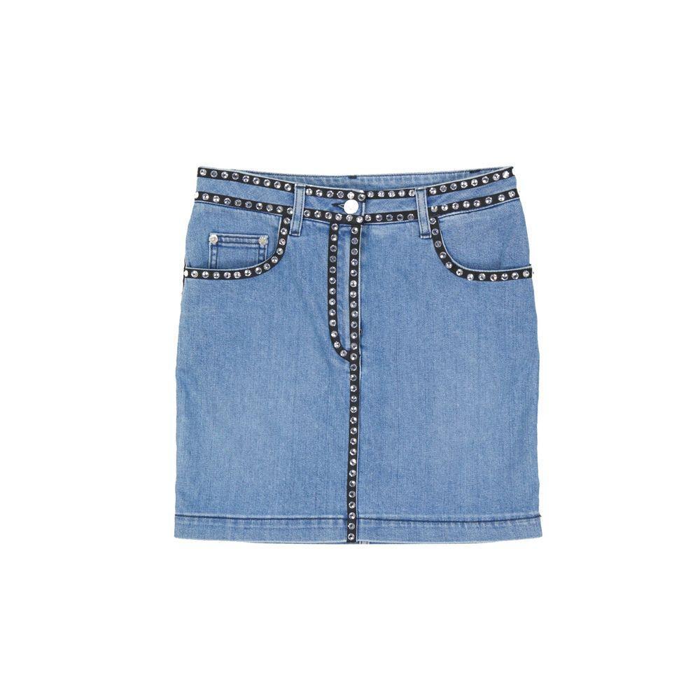 Moschino Couture Cotton Denim Skirt MO-8735531729108-38