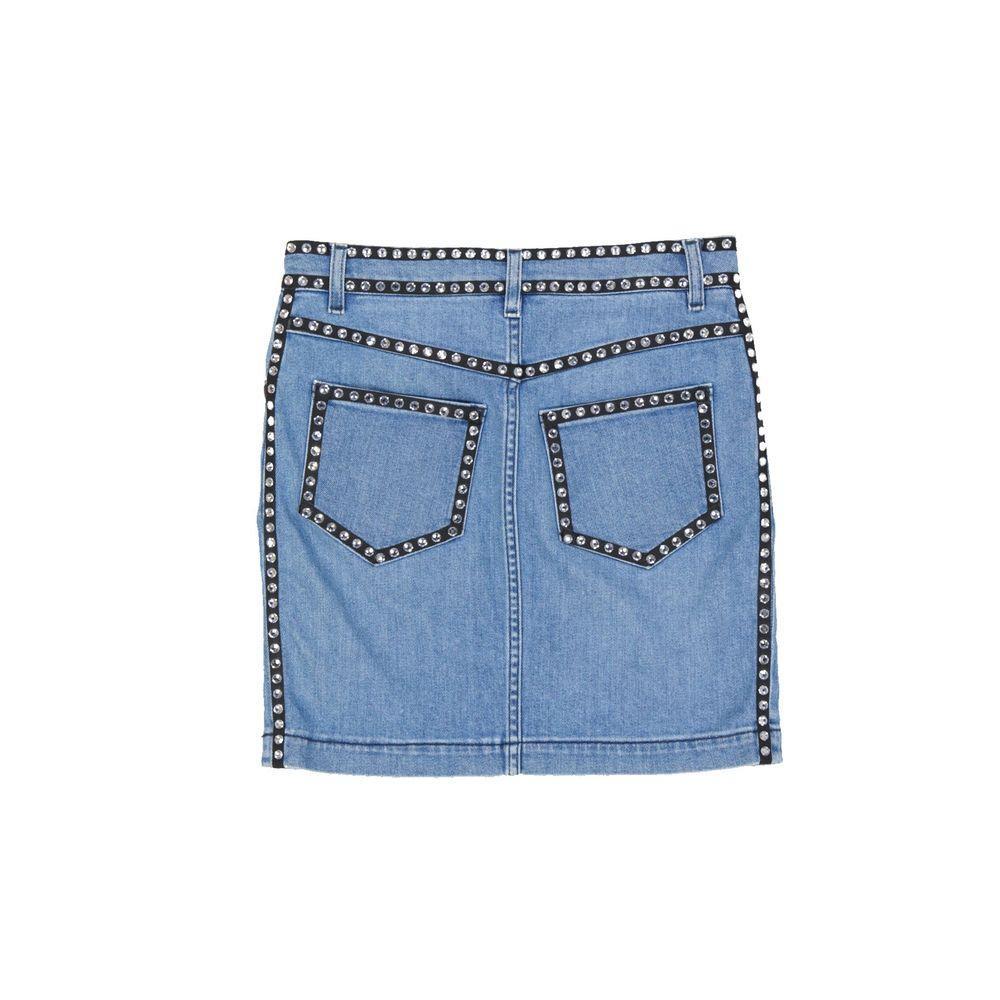 Moschino Couture Cotton Denim Skirt MO-8735531729108-38