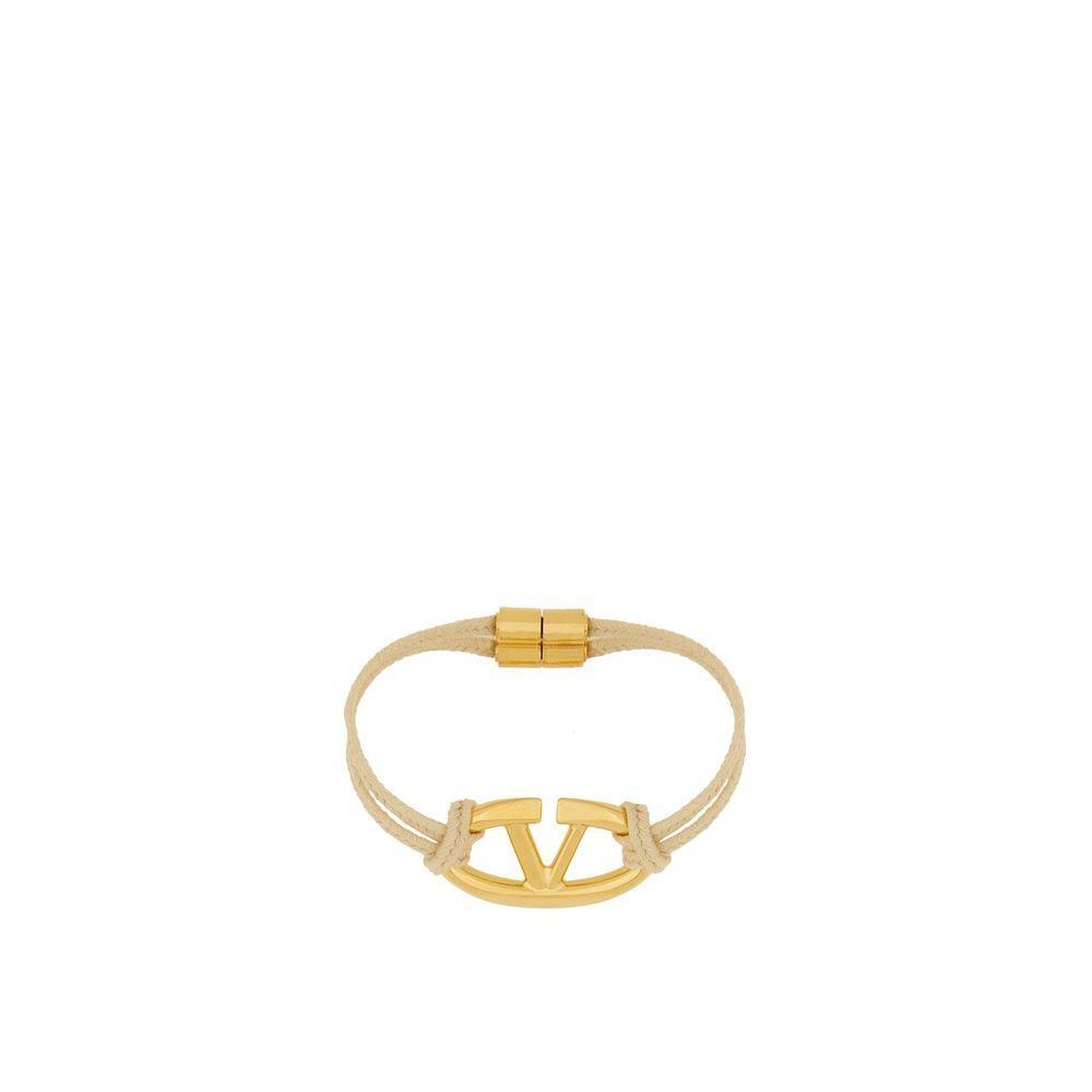 Valentino Garavani VLogo Cotton Bracelet VA-8735615975636-L