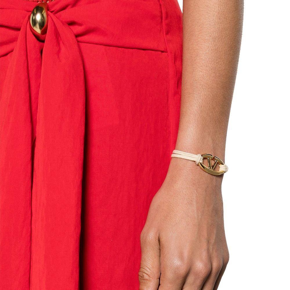 Valentino Garavani VLogo Cotton Bracelet VA-8735615975636-L