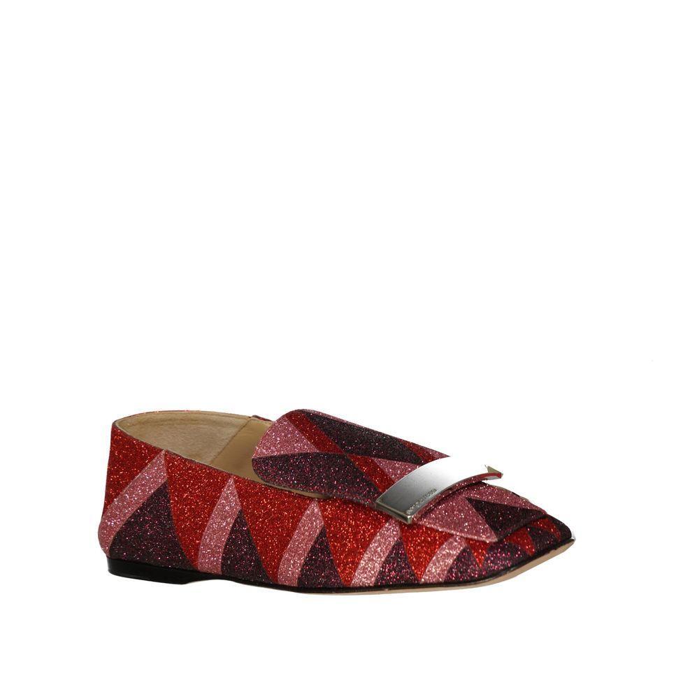 Sergio Rossi Glitter Loafers SE-8735588384980-EU34/US4