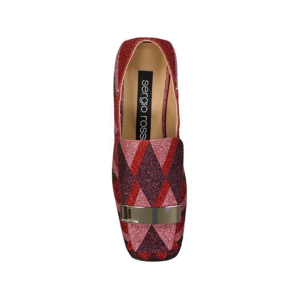 Sergio Rossi Glitter Loafers SE-8735588384980-EU34/US4