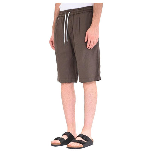 Paolo Pecora Milano Linen Shorts PA-8736542654676-IT50 | L