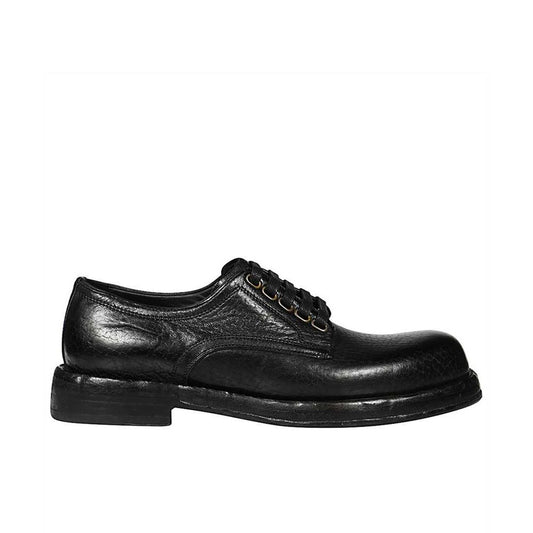 Dolce & Gabbana Black Leather Oxfords And Derbies