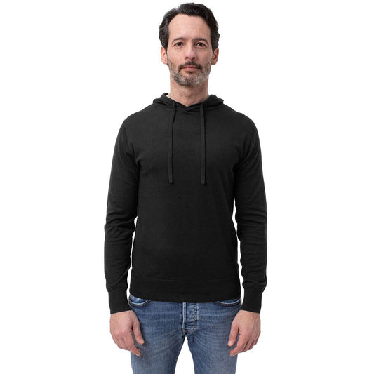 People Of Shibuya Black Cotton Men Hoodie