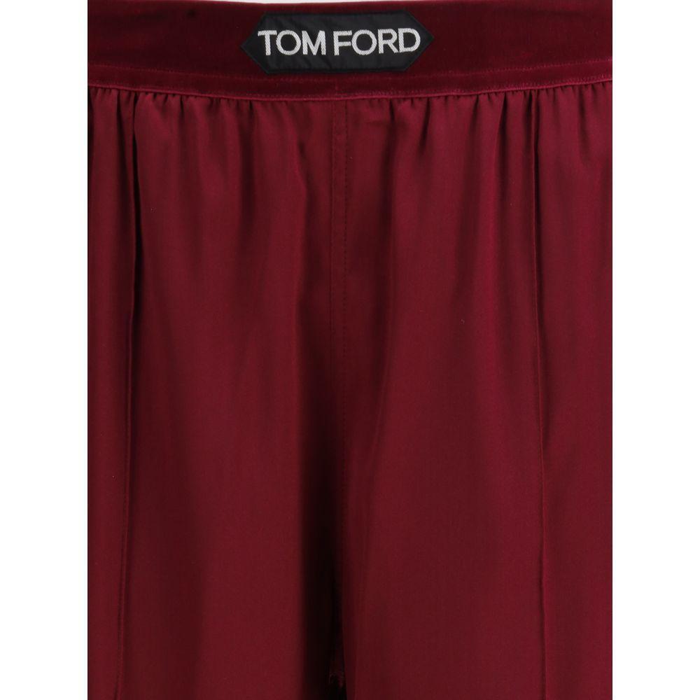 Tom Ford Silk Pants TO-PAW397FAX881GV481-S