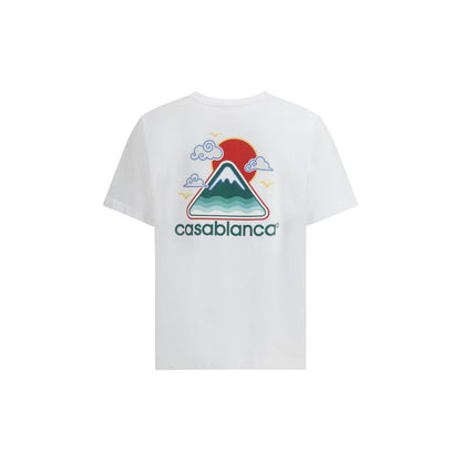 Casablanca White Cotton T-Shirt