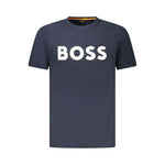 Hugo Boss Blue Cotton Men T-Shirt BO-39203-XL