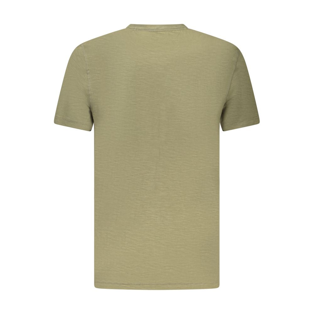 Hugo Boss Green Cotton T-Shirt