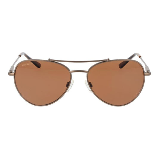 Serengeti Brown Unisex Sunglasses SE-1062749