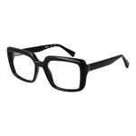 Guess Black Unisex Glasses Frame, full-rim rectangle style with black plastic material
