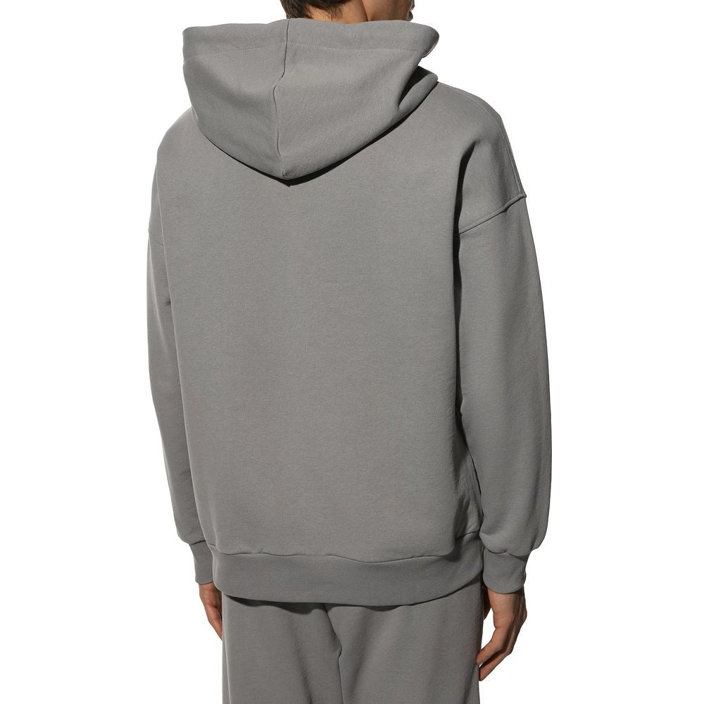 Hinnominate Gray Cotton Men Sweatshirt