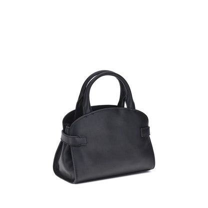 Coccinelle Black Calf Leather Bos Taurus Handbag