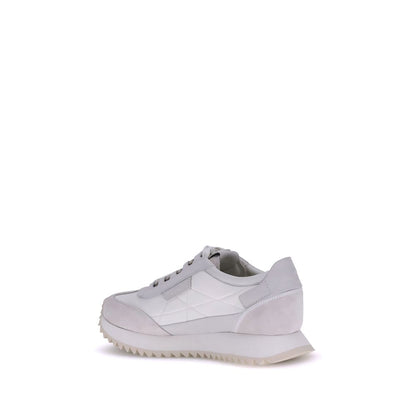 Moncler White Polyamide Low Top Sneakers