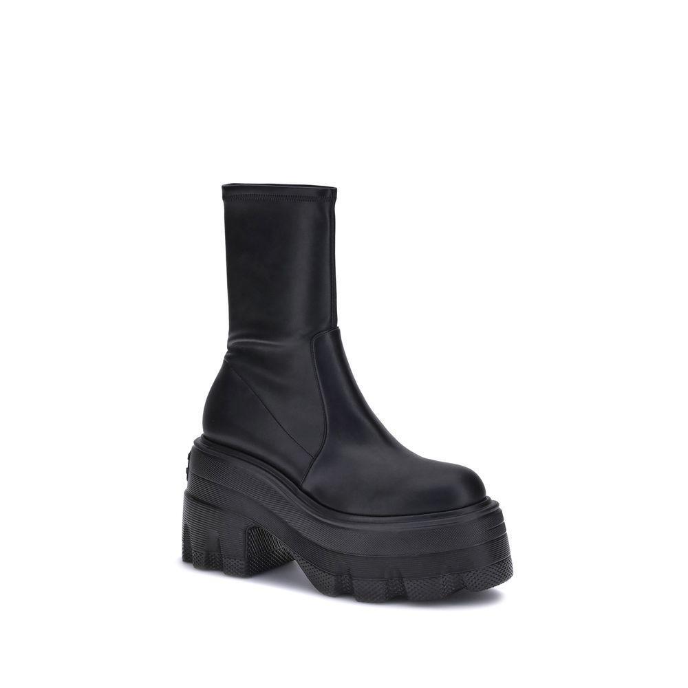 Casadei Faux leather Ankle Boots CA-2Q178Z070NLAABR9000NEROICONIC-EU36/US6