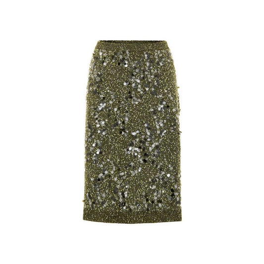 Gucci Green Viscose Skirt