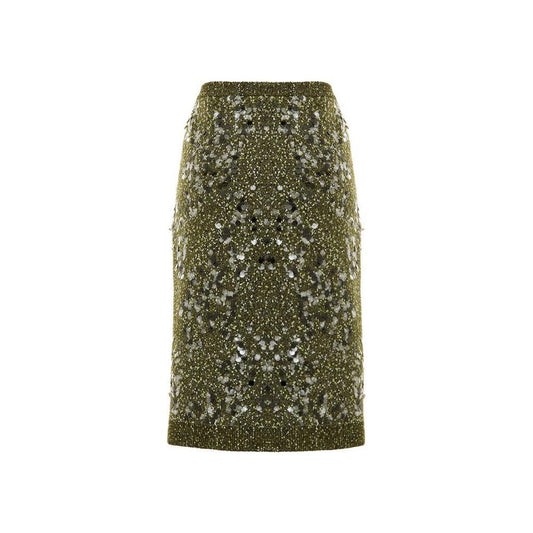 Gucci Green Viscose Skirt