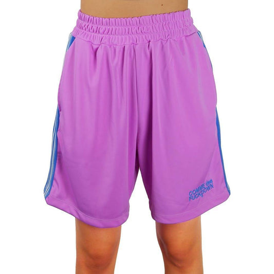 Comme Des Fuckdown Purple Polyester Short