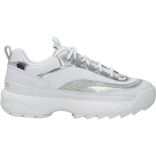 Guess White Polyethylene Chunky Sneakers